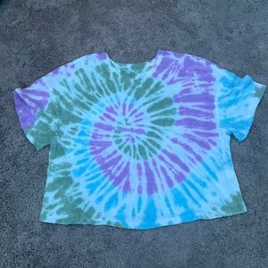Tie dye crop top size small